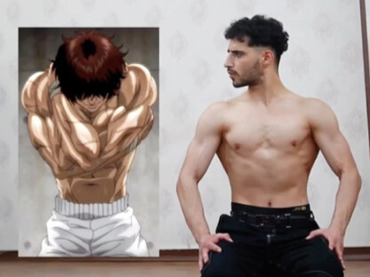 Foreign guy imitates super-difficult anime moves! Do you think it’s easy?