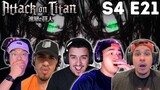 ❗RUMBLING! | Attack on Titan Season 4 Episode 21 Reaction and Recap!