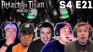 ❗RUMBLING! | Attack on Titan Season 4 Episode 21 Reaction and Recap!
