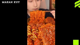 mukbang yang pedas pedas🫨 #mukbang #bikinngiler #makanpedes #makan #fyp