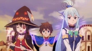 Kể từ khi bị Kazuma hút một lần, Aqua không bao giờ muốn bị hút nữa...