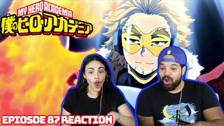 HAWKS AND ENDEAVOR! My Hero Academia Season 4 Episode 87 REACTION!