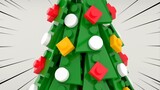 Blok bangunan sederhana pohon Natal