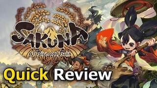 Sakuna: Of Rice and Ruin (Quick Review) [PC]