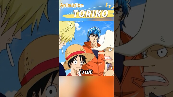 Toriko and Luffy meet again.#anime #shorts #onepiece