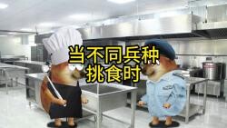当不同兵种挑食时