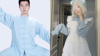 After a year, I put on my grandfather's Tai Chi uniform again~