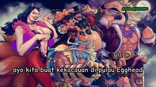 kedatangan bajak laut Kurohige ke pulau Egghead !?