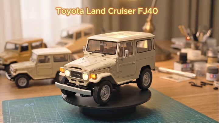 Toyota Land Cruiser FJ40 miniature assembly 🚙