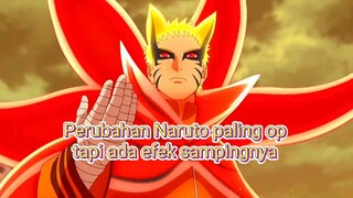 Naruto mode bayron yang sangat kuat tapi memiliki efek samping
