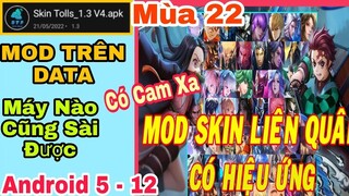 Share Ứng Dụng MOD Skin Liên Quân Mới SKIN TOOL PRO, MOD TRÊN DATA ANDROID 5  - 12, CÓ HIỆU ỨNG VIP