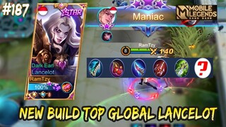 NEW BUILD TOP GLOBAL LANCELOT | LANCELOT GAMEPLAY #187 | MOBILE LEGENDS BANG BANG