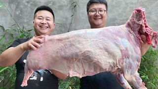 [Makanan]|Paha Kambing "Jiao Hua Yang Tui" dan Sup Organ Kambing!