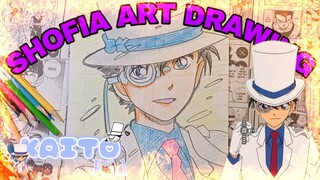 DRAWING ANIME KAITO KID PART.2