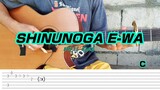 Shinunoga E-Wa - Fujii Kaze - Fingerstyle (Tabs) + chords