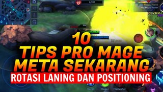 Mau Jago Mage? TIPS JADI PRO MAIN MAGE META SEKARANG | ROTASI LANING DAN POSITIONING |Mobile Legends