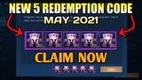 ML REDEMPTION CODES MAY 18, 2021 - REDEEM CODE IN MOBILE LEGENDS