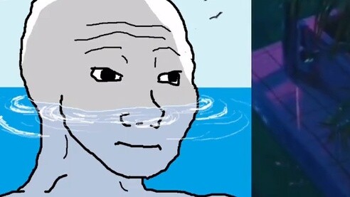 "The back room looks like a normal and cozy house, but it actually swallows you up while you sleep"