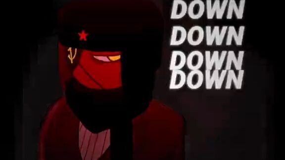 DOWN DOWN countryhumans animation