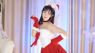 【鱼子酱】《冬日》圣诞兔兔套装 直播跳舞录屏