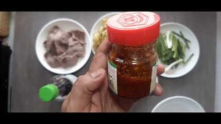 Món chay. Bò né bông đu đủ đực. Dòn sần sật ăn là mê. Bếp cô tư tập 304./.