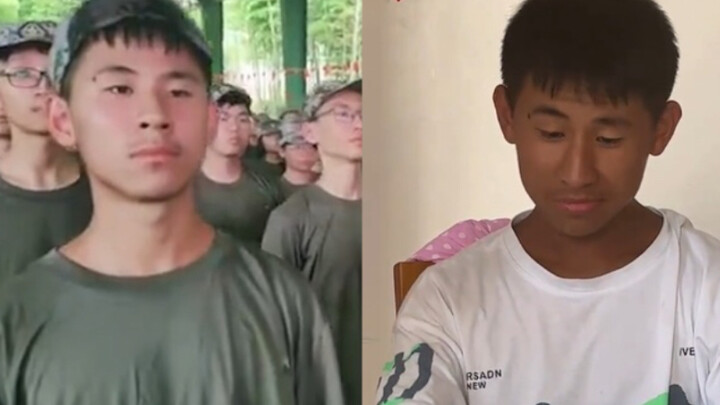 Setelah 7 hari mengikuti pelatihan militer, kulit anak laki-laki jadi hitam pekat sampai ibunya hamp