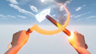 Brighter than the sun! How powerful are sickles and hammers in actual combat? [Labor Day] "Sword and