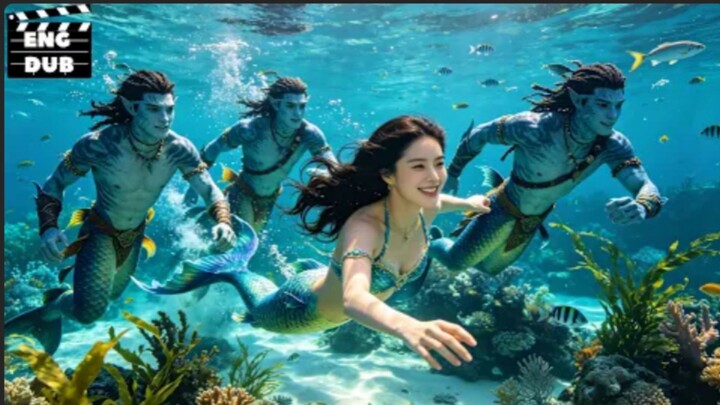 【FULL📽】On the Run from the Mermaid Clan, She’s Surrounded by Four Men Competing for Her Love!