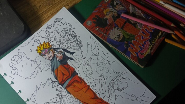 Tutorial Coloring Naruto Uzumaki From Naruto Shippuden