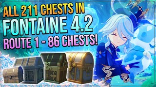 Genshin Impact 4.2 Complete 211 Chest Guide! Erinnyes Forest! | ROUTE 1 - 86 CHESTS