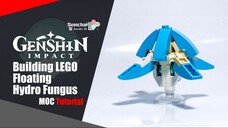 Building LEGO Floating Hydro Fungus MOC From Genshin Impact | Somchai Ud