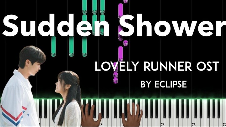 Sudden Shower by Eclipse (Lovely Runner OST) piano cover + sheet music + lyrics