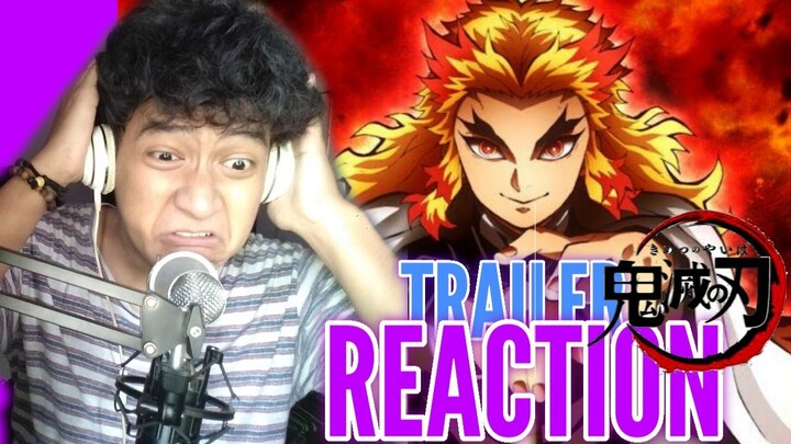 Kimetsu no Yaiba infinity train trailer reaction 「Indonesia」