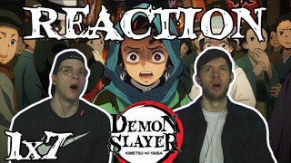 Demon Slayer 1x7 REACTION
