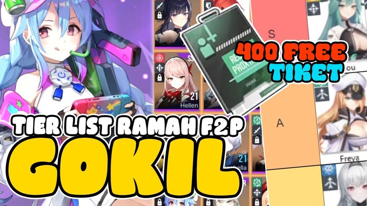 400x GACHA! GAME TER F2P, SETIAP HARI DAPAT SSR KARAKTER FREE 380 TIKET 70 GIFTCODE - STARSEED