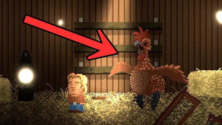 ช่วยด้วย ฉันถูกไก่แม่ล่ามนุษย์ตัวใหญ่โจมตี!