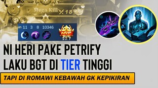 Ni Hero pake Petrify laku banget di TIER TINGGI. Tapi di romawi kebawah kok belum kepikiran ya