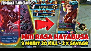 CLAUDE MASUK META LAGI ! AUTO SAVAGE ! Mobile Legends