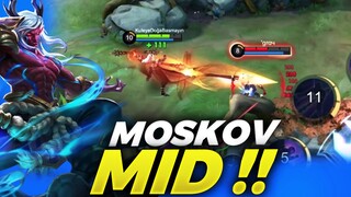 GALİBA ADC OYNAMAK ZORUNDAYIM - MİD MOSKOV - Mobile Legends