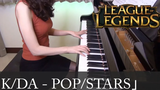 League of Legends K/DA - POP/STARS ft Madison Beer (G)I-DLE Jaira Burns ピアノ