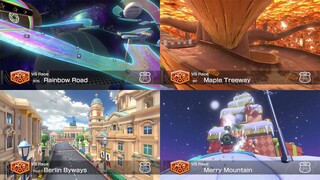 Mario Kart 8 Deluxe DLC Wave 3 - All Courses 150cc [HD]