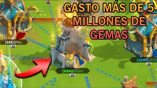 FUI ZEREADO PERO GASTO MILLONES DE GEMAS Y SUBO A 100 MILLONES DE PODER | RISE OF KINGDOMS ESPAÑOL