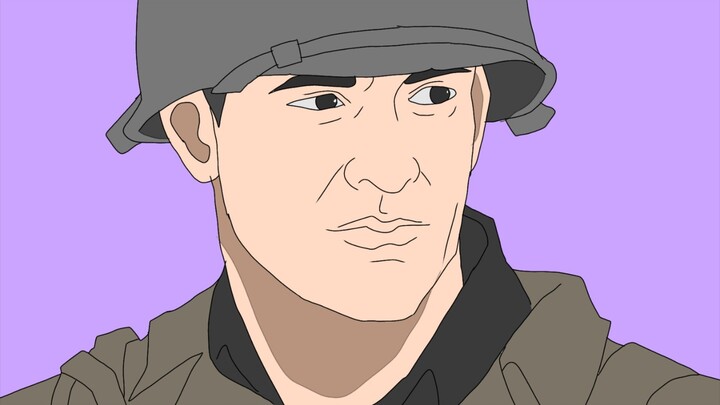 Menggambar John Miller Dari Film Saving Private Ryan (1998), Tapi Endingnya Kok Jadi Gini??