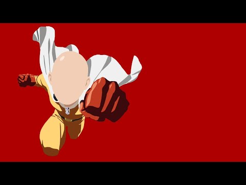 Saitama Wallpaper 4K, Minimalist, One Punch Man