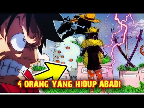 LUFFY KAGET !! Inilah 4 Karakter Yang Bisa "HIDUP ABADI" ( One Piece )