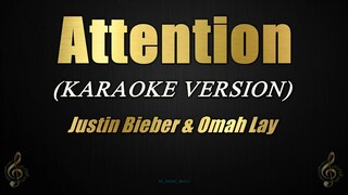 Attention - Justin Bieber & Omah Lay (Karaoke)