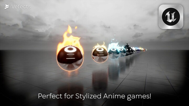 Free Stylized Fire VFX - Unreal Engine Fab Visual Effects Pack - Vefects