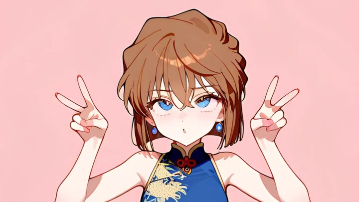 Khi Haibara Ai mặc sườn xám, ôi trời ơi là trời ơi ❤️