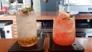 Cafe Vlog | Hai ly soda chanh leo và bưởi #cafevlog