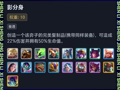 تقييم الثمار، صورة الظل